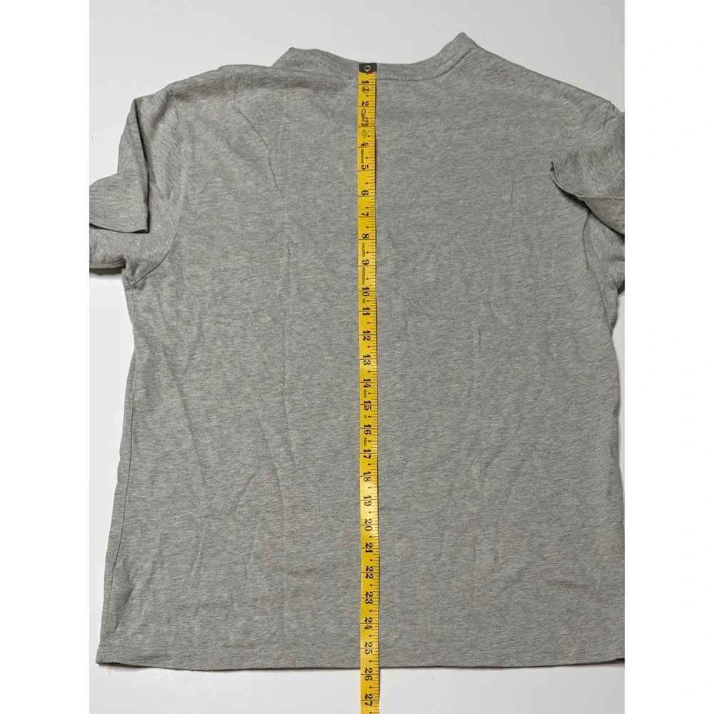 Polo Ralph Lauren Mens Medium Gray Crewneck Short Sleeve Pony Logo T-Shirt